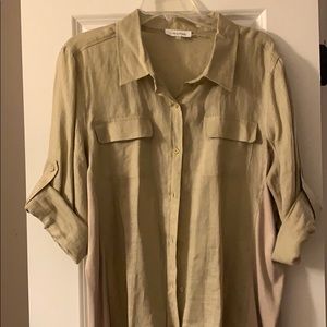 Calvin Klein Linen Button down shirt